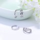 Ear Cuff Earrings For Women Non Pierced Cubic Zirconia Round Huggie Hoop Cartilage Clip On Conch Earring Cuffs